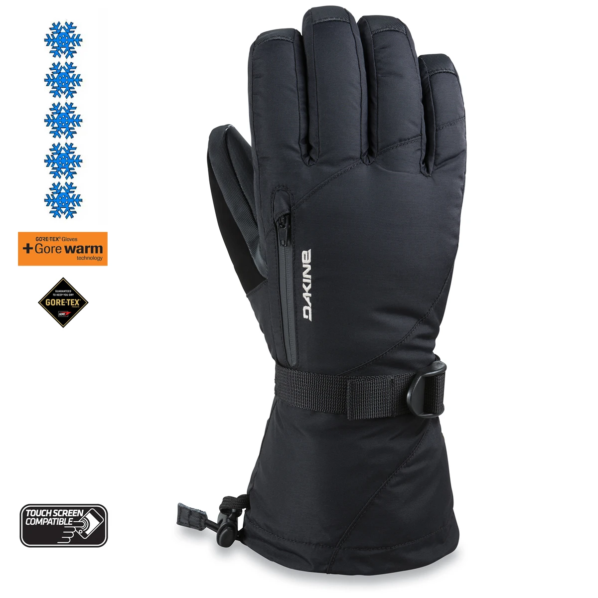 Dakine Dames Handschoenen Sequoia Gore-Tex XS Black 1 Dakine Dames Handschoenen Sequoia Gore-Tex XS Black