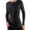 Falke Dames Longsleeved Shirt Warm L Black-Fuego