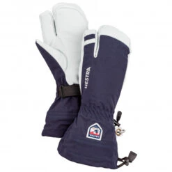 Hestra Handschoen Army Leather Heli Ski 3 Finger Blauw