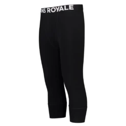 Mons Royale Thermo 3/4 Pant Voor Heren, Cascade Zwart S